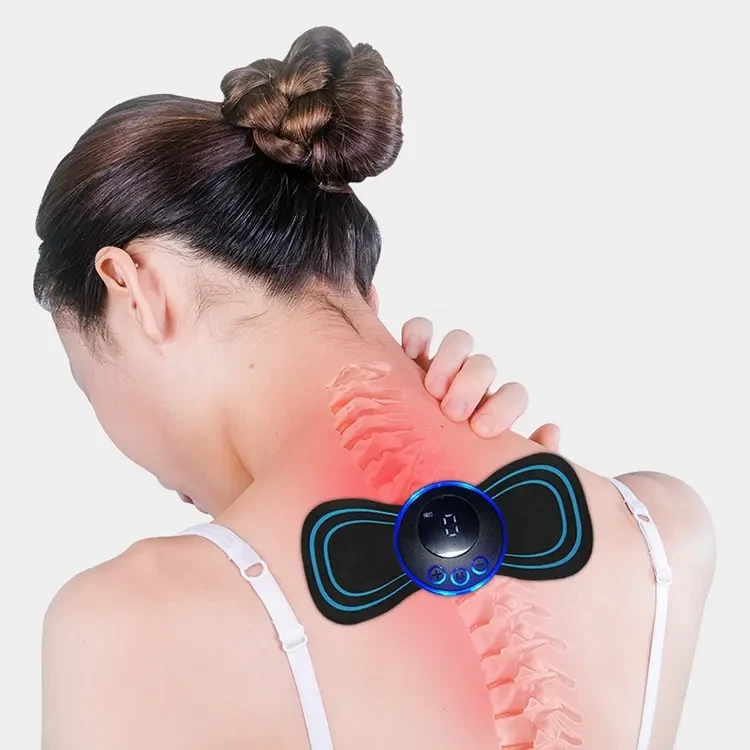 Dispositivo de masaje portátil, Dispositivo de masaje electrónico para cuello, espalda, piernas y brazos