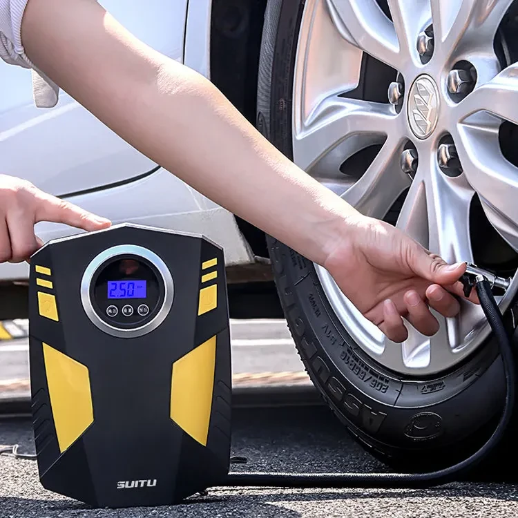Compresor de Aire Digital 12V para Inflar Gomas