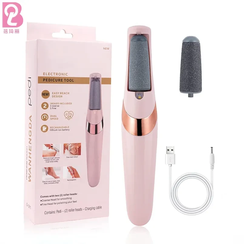 Lima eléctrica para pies Beiqili Perfect, eliminador de callos, máquina eliminadora de piel muerta, herramienta para pedicura y pulido de pies