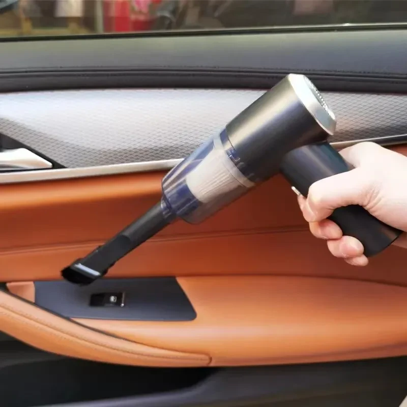 Aspiradora de mano inalámbrica de 120 W para vehiculos y hogar